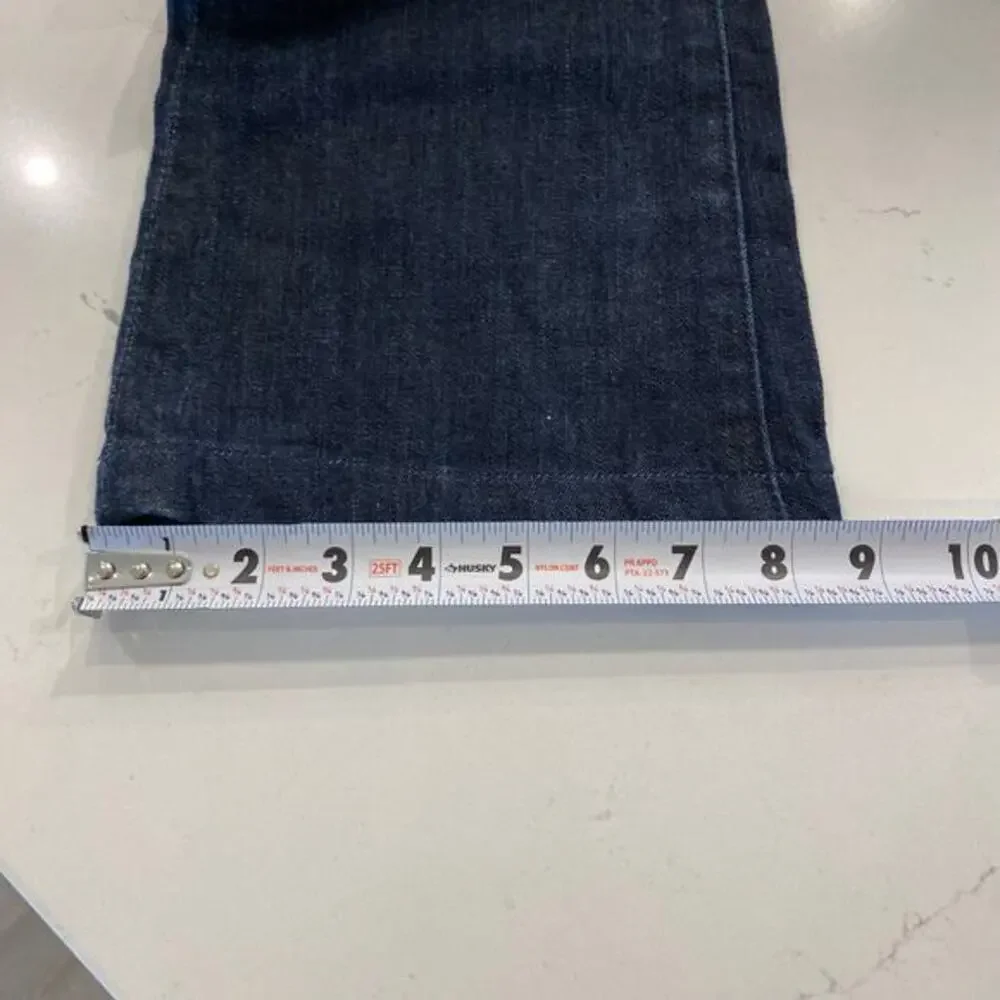7 for all Mankind Blue Bootcut Jeans with Rhinestones‎ Bling Size 26